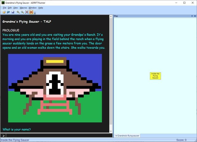 Grandma's Flying Saucer - TALP screenshot