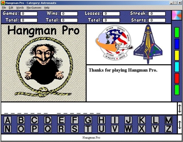 Hangman Pro screenshot