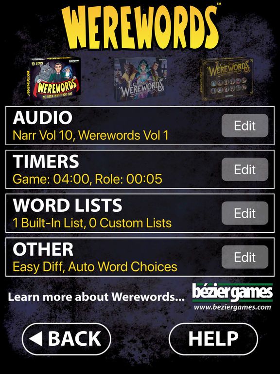 Werewords screenshot