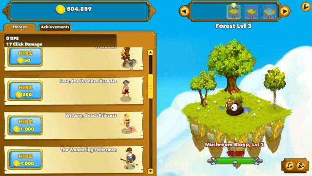Clicker Heroes (itch) screenshot