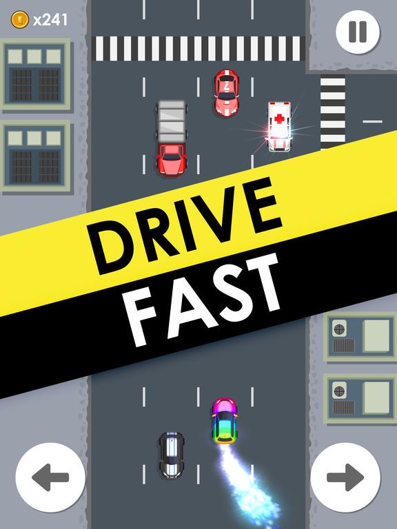 Drive Fast - Ретро гонки 2D screenshot