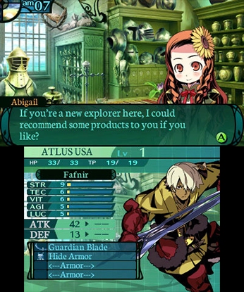 Etrian Odyssey II: Heroes of Lagaard screenshot