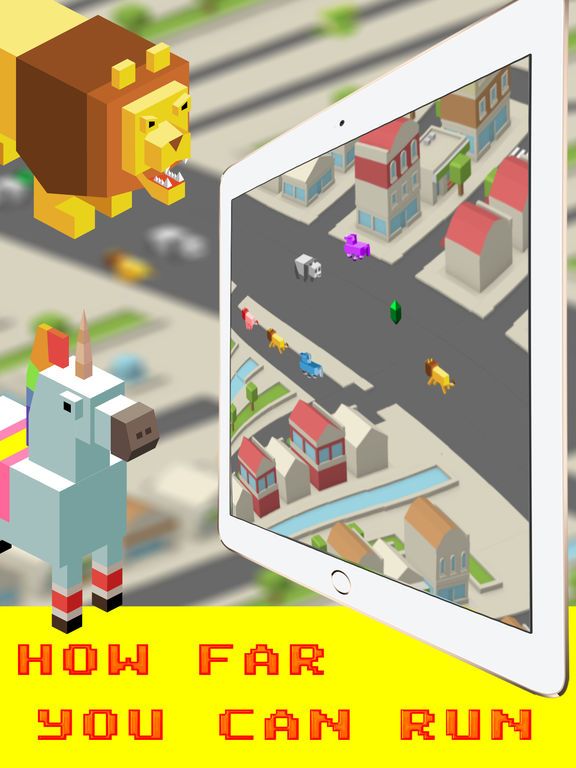 Road Stampede - Sky Zoo Safari In Smashy City screenshot