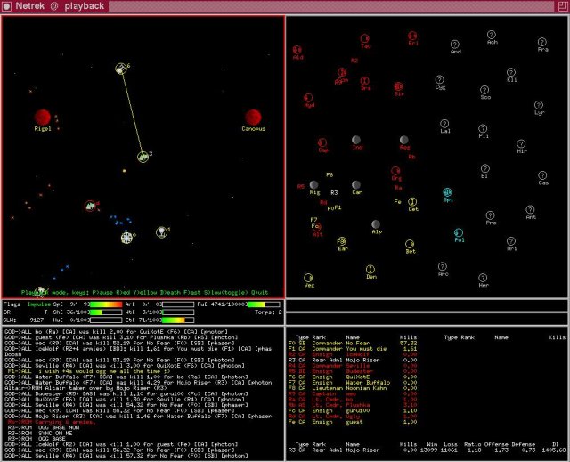 Netrek screenshot