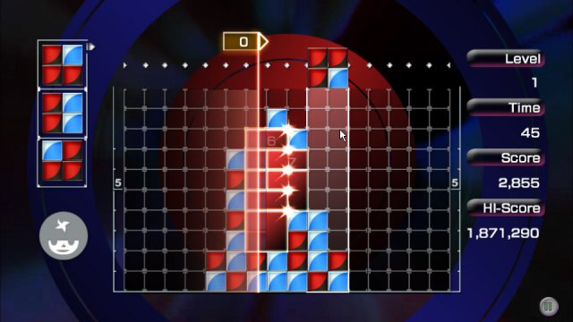 LUMINES screenshot