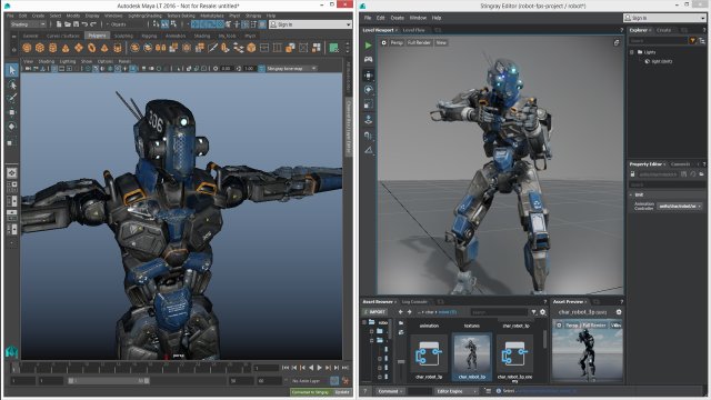 Maya LT (with Stingray) screenshot