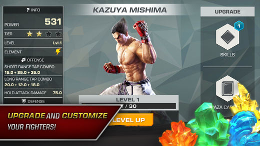 Tekken (mobile) screenshot