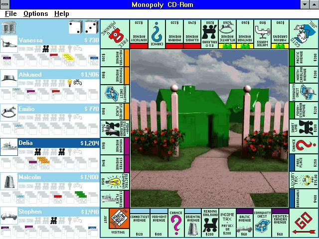 Monopoly CD-ROM screenshot