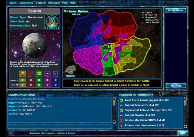 Multiplayer BattleTech: 3025 screenshot