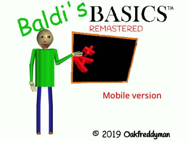 Baldi's Basics REMASTERED mobile screenshot
