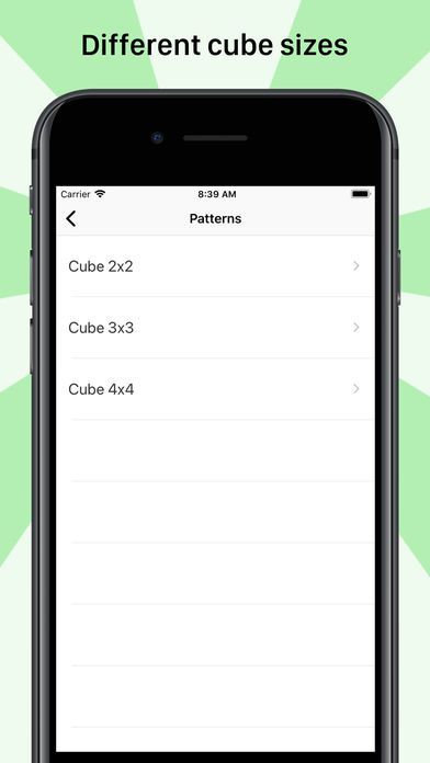 Patterns for Rubix Cube screenshot
