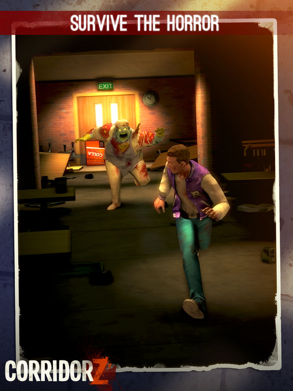 Corridor Z - Inverted Zombie Runner screenshot