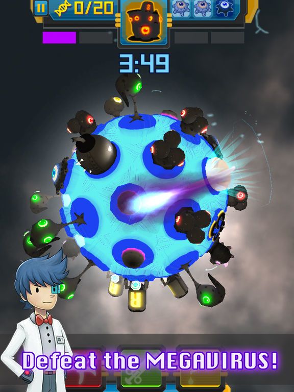 Cell Surgeon - A Unique 3D Match 4 Strategy Game! screenshot