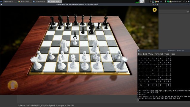 Chess: with fen screenshot