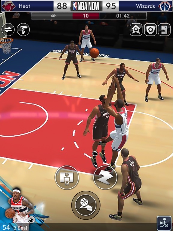 NBA NOW Mobile Basketball Game screenshot
