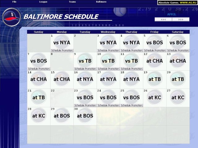 Season Ticket Baseball 2003 screenshot