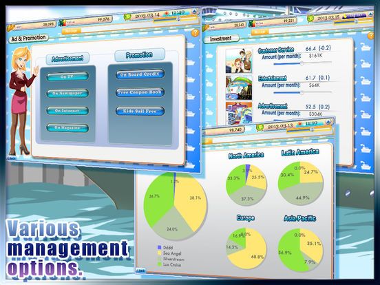 Cruise Tycoon HD screenshot