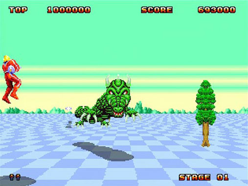 Space Harrier II screenshot