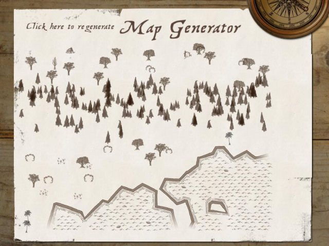 Pirate Map Generator screenshot