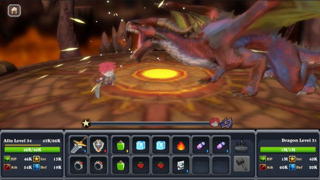 Clumsy Knights: Threats of Dragon screenshot