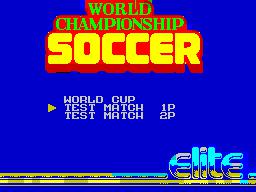 World Championship Soccer screenshot