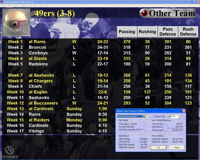 Football Mogul 2006 screenshot