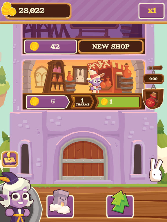 Charming Keep - Collectable Tower Tapper screenshot