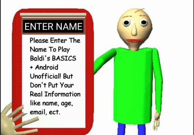 Baldi's Basics Full Game Public Demo For Android Edition by Gabrielcastro292