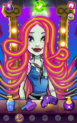 Monster High Beauty Shop: Fangtastic Fashion Game screenshot
