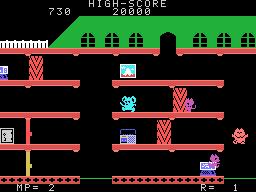 Mappy (1984) screenshot
