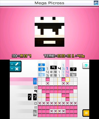 Picross e3 screenshot