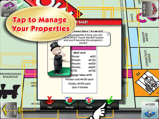 MONOPOLY for iPad screenshot