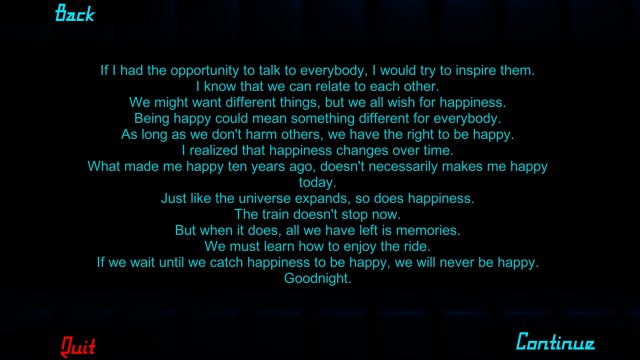 Unforgiving Happiness screenshot