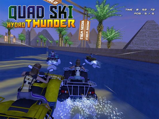Quad Ski Hydro Thunder - Free JetSki Racing Game screenshot