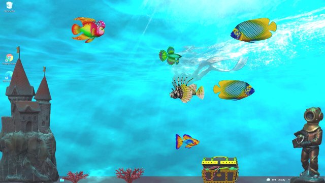 Virtual Aquarium - Overlay Desktop Game screenshot