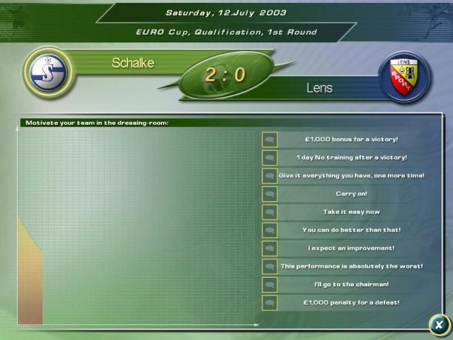 Футбольный менеджер 2004 screenshot