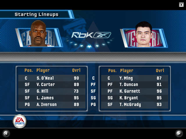 NBA LIVE 06 screenshot