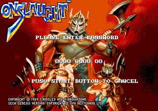 Onslaught (1989) screenshot