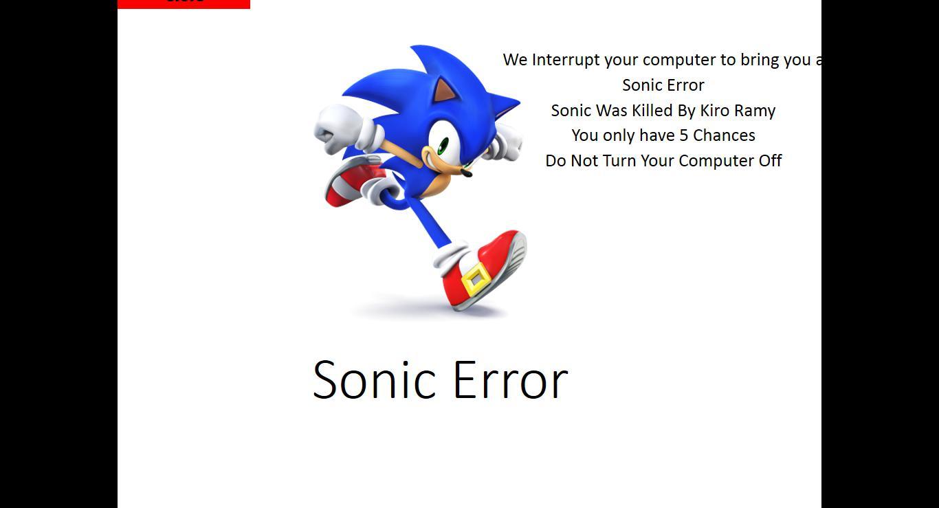 Sonic error mc mn. Error sonic. соник ошибка. sonic err. fatal error sonic.