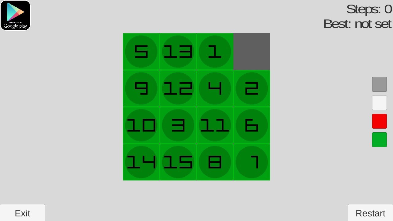 A game of 15. A game of 15
