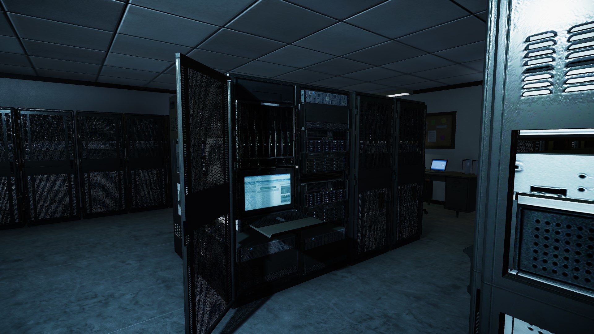 Game administrator. Admin Simulator. Server Room. Admin Simulator картинка.