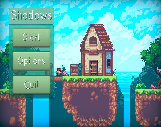 Ten shadows. Game about +Hotel with platfromer Fighting RPG.