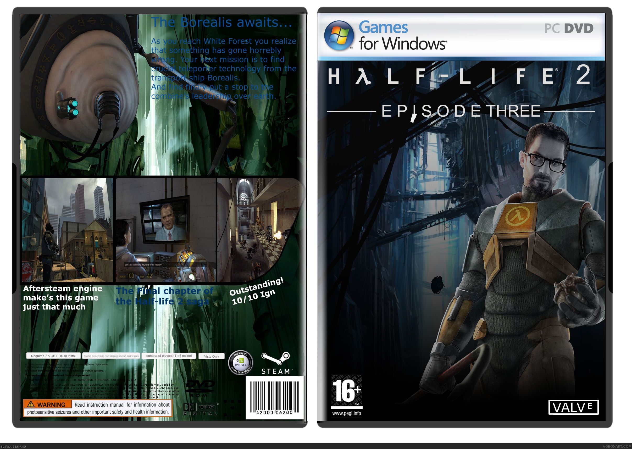 Half Life 2:Episode 3 вся информация об игре, читы, дата выхода, системные  требования, купить игру Half Life 2:Episode 3