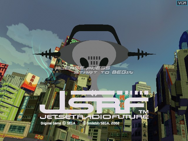 Будущей датой. Jet Set Radio Future Скриншот. Radio Future Xbox.