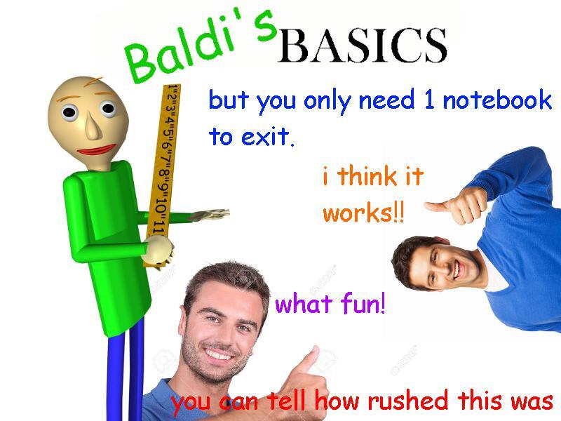 Baldi character calamity. Baldi's Basics but a little bit of everything!. Date no Notebook.