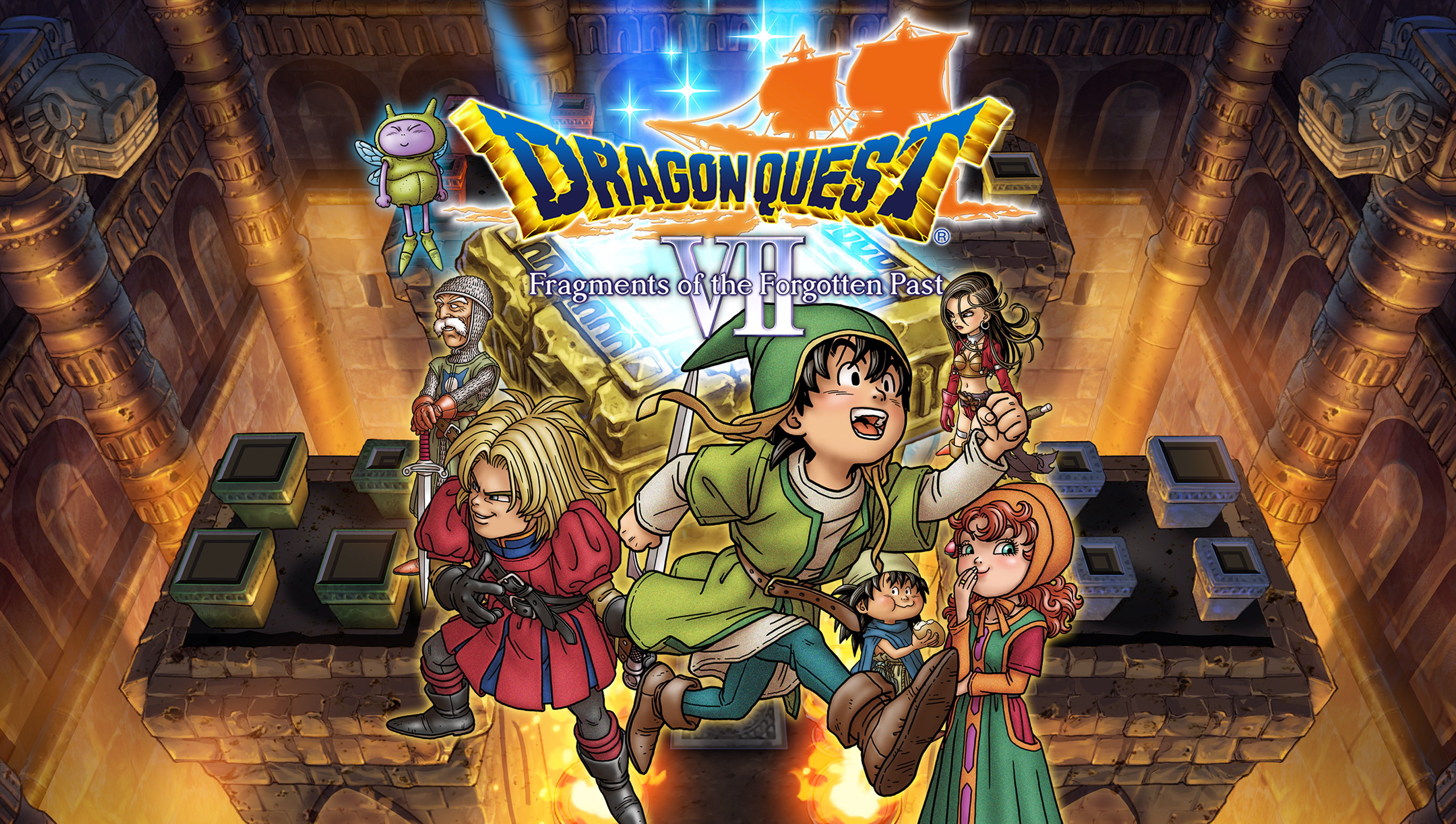 Игры квест 7 лет. Dragon Quest. Dragon Quest VII 3ds. Драгон квест 1. Dragon Quest 7 3.