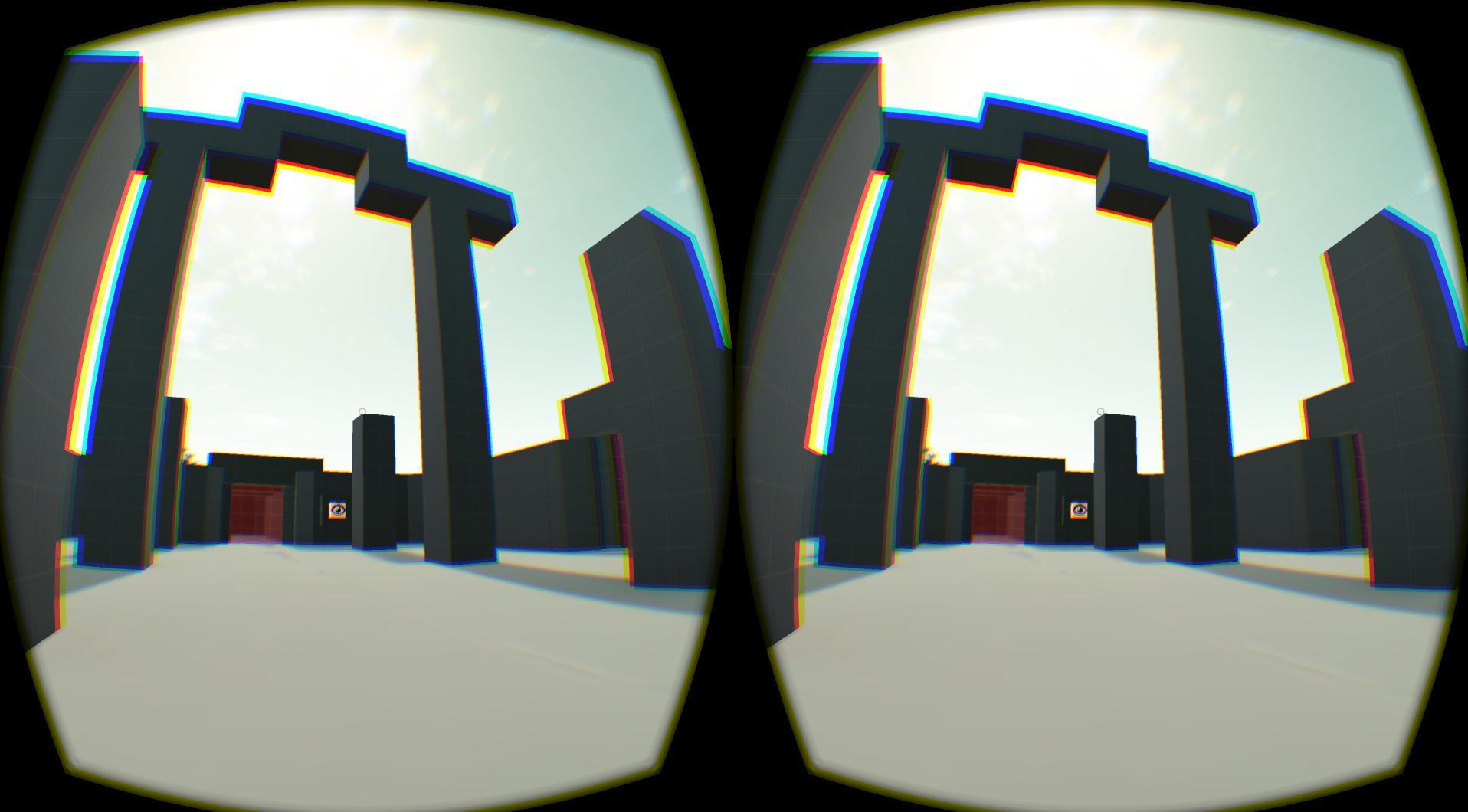 VR Maze. Interactive vr