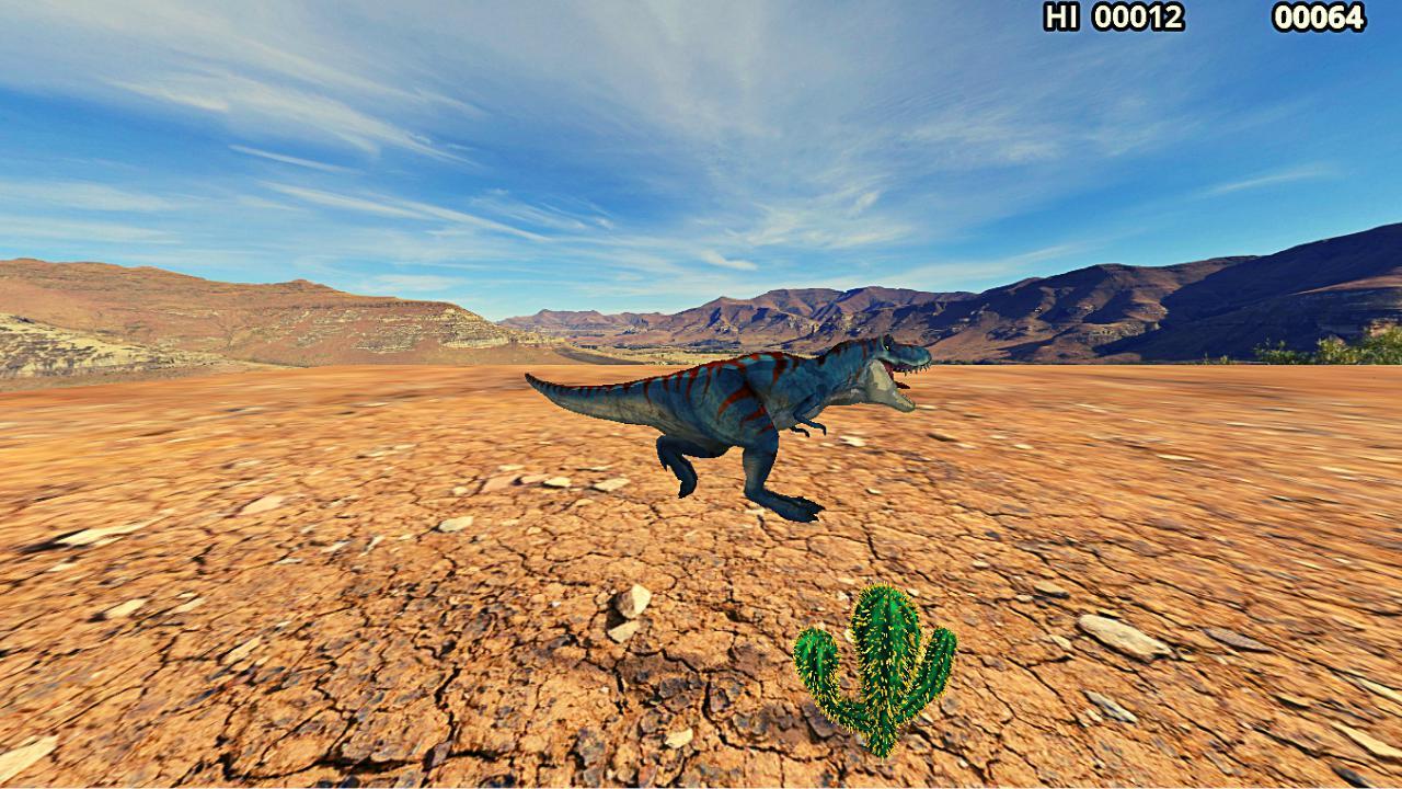 Realistic Chrome Dino Game вся информация об игре, читы, дата выхода,  системные требования, купить игру Realistic Chrome Dino Game