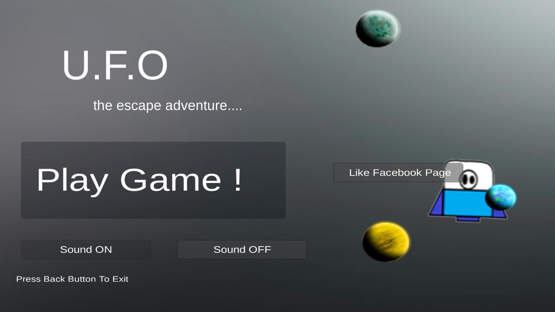 Escape adventure games. Escaping the UFO. UFO the Visitor.