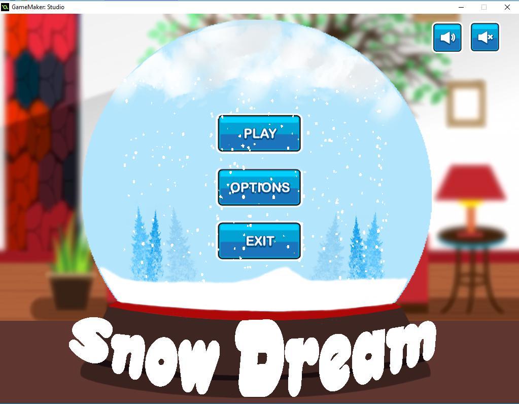 Snowy Dream. Menu for game about Snow. Menu for game about Snow cdr. Menu for game about Snow PNG.